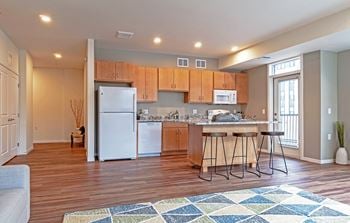 Vinyl wood-plank flooring